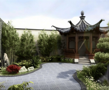 New Chinese Style Courtyard/landscape-ID:903809165