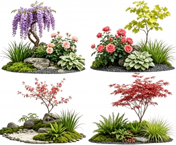 New Chinese Style Plant Landscaping-ID:750750069