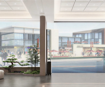 Modern Office Reception Desk-ID:146166093