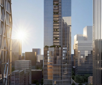 Modern Building Appearance-ID:283782019
