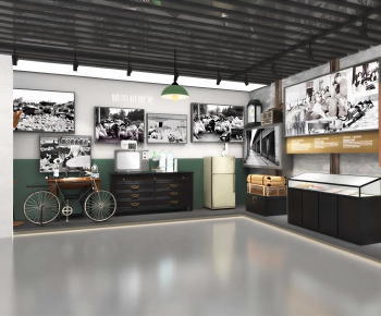Retro Style Exhibition Hall-ID:652909991