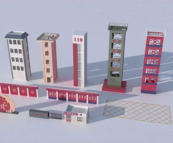 Modern Public Building-ID:608155013