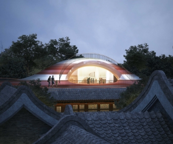 New Chinese Style School Building-ID:537148001