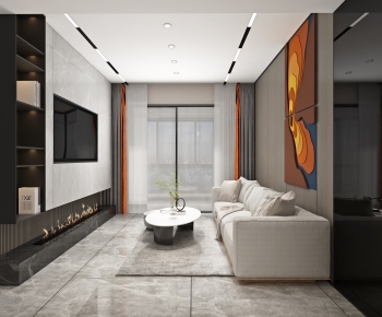 Modern A Living Room-ID:470698128