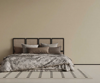 Modern Double Bed-ID:788604975