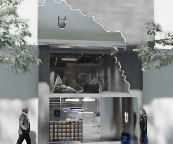 Industrial Style Facade Element-ID:149540961