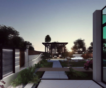 Modern Courtyard/landscape-ID:238363983