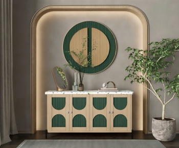 Modern Entrance Cabinet-ID:547278888