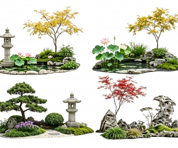 New Chinese Style Plant Landscaping-ID:949826961