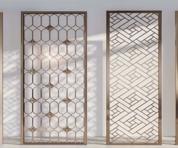 Modern Metal Screen Partition-ID:820107943