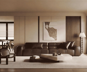 Wabi-sabi Style A Living Room-ID:162560931