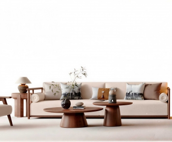 New Chinese Style Sofa Combination-ID:158879046