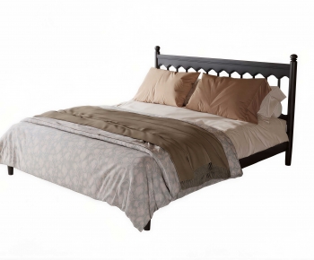 Modern Double Bed-ID:458585985