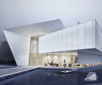 Modern Appearance Of Commercial Building-ID:344372038