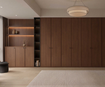 Modern Clothes Storage Area-ID:458890914