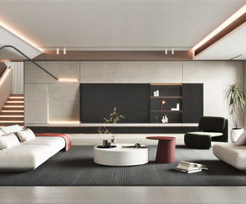 Modern A Living Room-ID:354162939