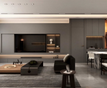 Modern A Living Room-ID:434263946