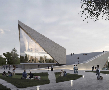 Modern Park Landscape-ID:635190014