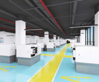 Modern Factory Floor/warehouse-ID:151391035