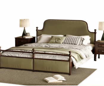 French Style Double Bed-ID:696115971