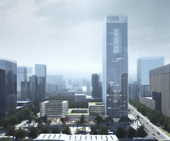 Modern Appearance Of Commercial Building-ID:674217945