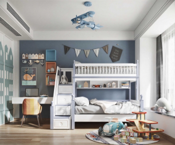 Modern Boy's Room And Son's Room-ID:429651989