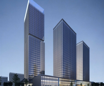 Modern Appearance Of Commercial Building-ID:117872004
