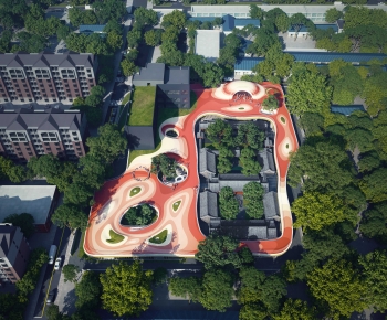 Modern Architectural Bird's-eye View Planning-ID:868567944