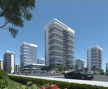 Modern Residential Building-ID:701248885