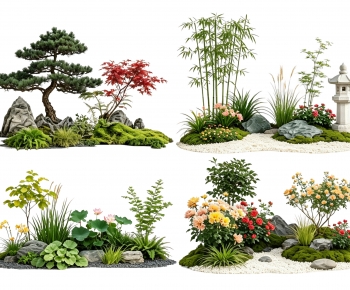 New Chinese Style Plant Landscaping-ID:918941028
