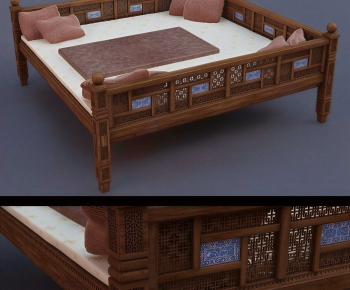 Chinese Style Arhat Bed-ID:549911983