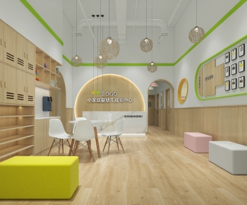 Modern Office Reception Desk-ID:354572065