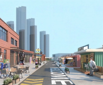 Modern Commercial Street-ID:153033973