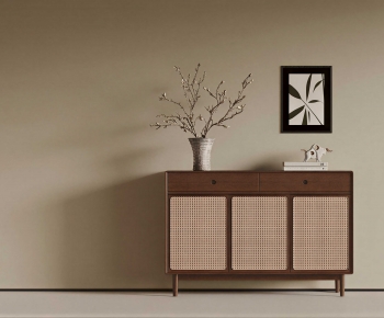 Wabi-sabi Style Entrance Cabinet-ID:344971905