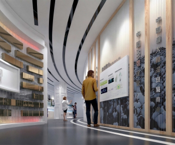Modern Exhibition Hall-ID:957248936