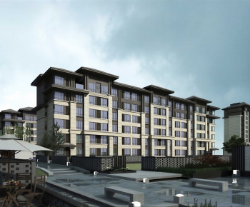 Modern Residential Building-ID:525175098