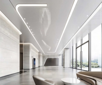 Modern Office Reception Desk-ID:586577896