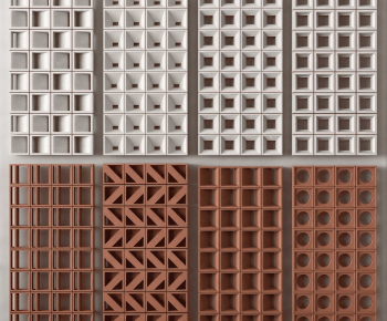 Modern Cement Brick Screen Partition-ID:453178967