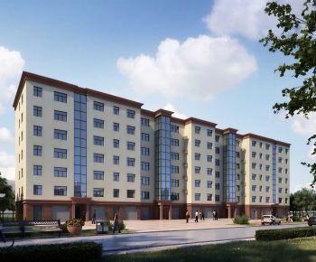 Modern Residential Building-ID:133133892
