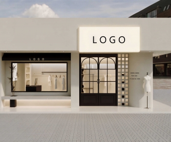 Modern Facade Element-ID:134222038