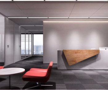 Modern Office Reception Desk-ID:729439373