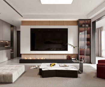 Modern A Living Room-ID:874390636