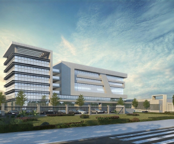 Modern Appearance Of Commercial Building-ID:507031926