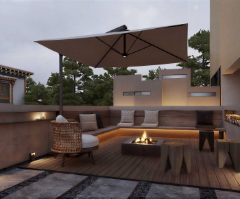 Modern Courtyard/landscape-ID:893738037
