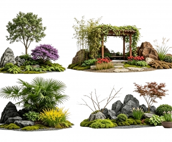New Chinese Style Plant Landscaping-ID:831060891