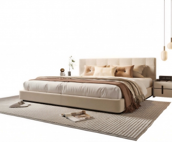 Modern Double Bed-ID:732902053