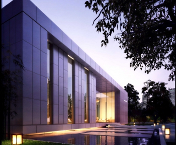 Modern Appearance Of Commercial Building-ID:383029944