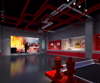 Modern Exhibition Hall-ID:511884937