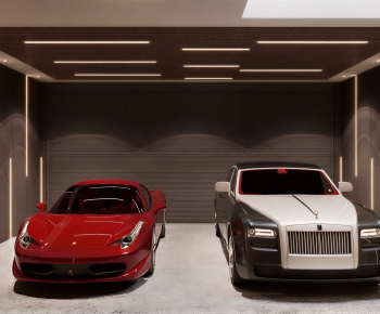 Modern Underground Garage-ID:424819951