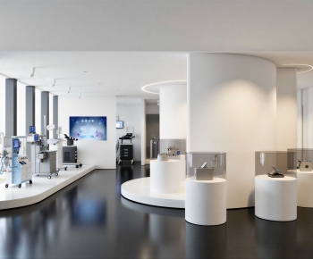 Modern Exhibition Hall-ID:494440087